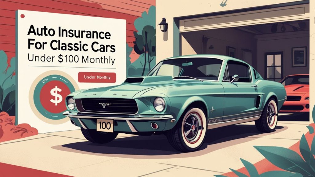 Auto Insurance For Classic Cars Under $100 Monthly