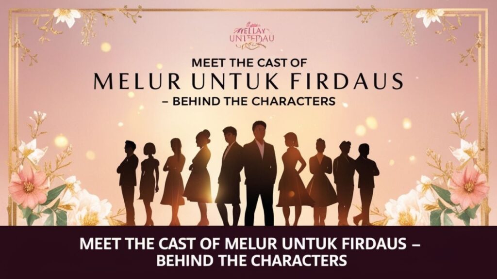 Meet the Cast of Melur Untuk Firdaus – Behind the Characters